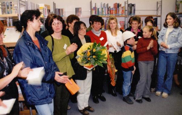 Eröffnung der Bücherei